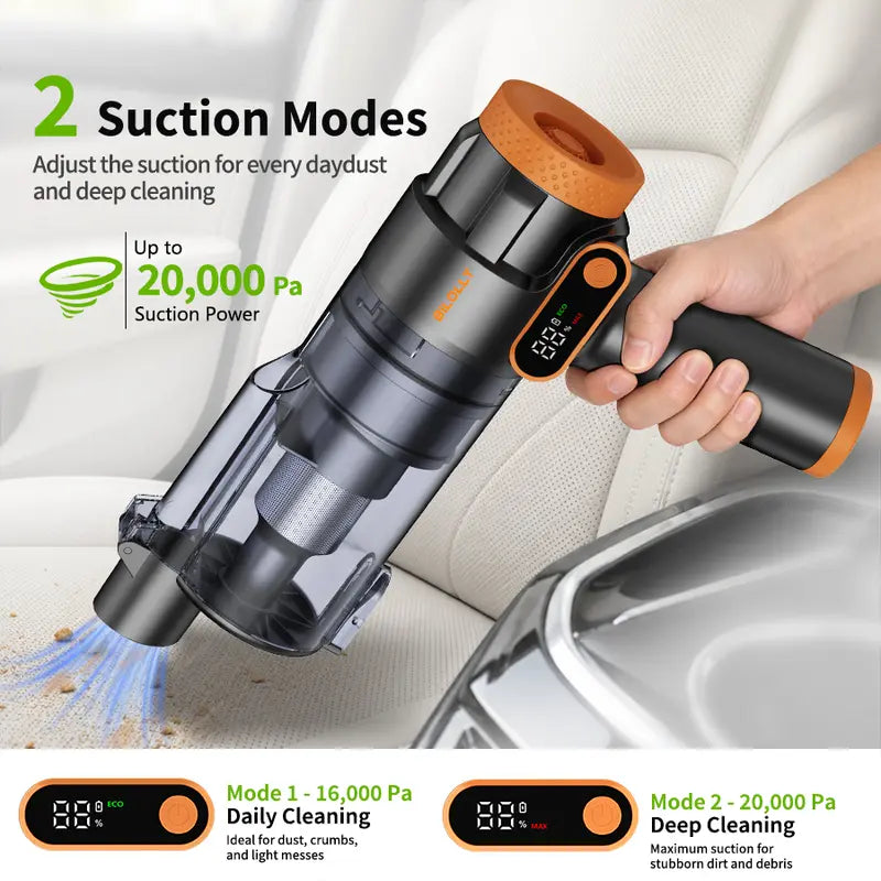Cordless handheld vacuum and air duster - view 4