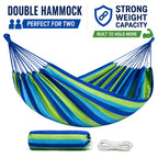 Extra-large double canvas hammock - view 9
