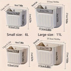 Foldable Kitchen Trash Can, Hanging Trash Bin,Space-Saving Hanging Garbage Can for Kitchen Cabinets, Kitchen Accessories,Household Items,Trash Cans for Kitchen,Kitchen Accessories Trashcan