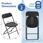 Folding chair with metal frame - view 4