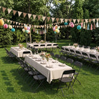 Folding chair with metal frame - view 3