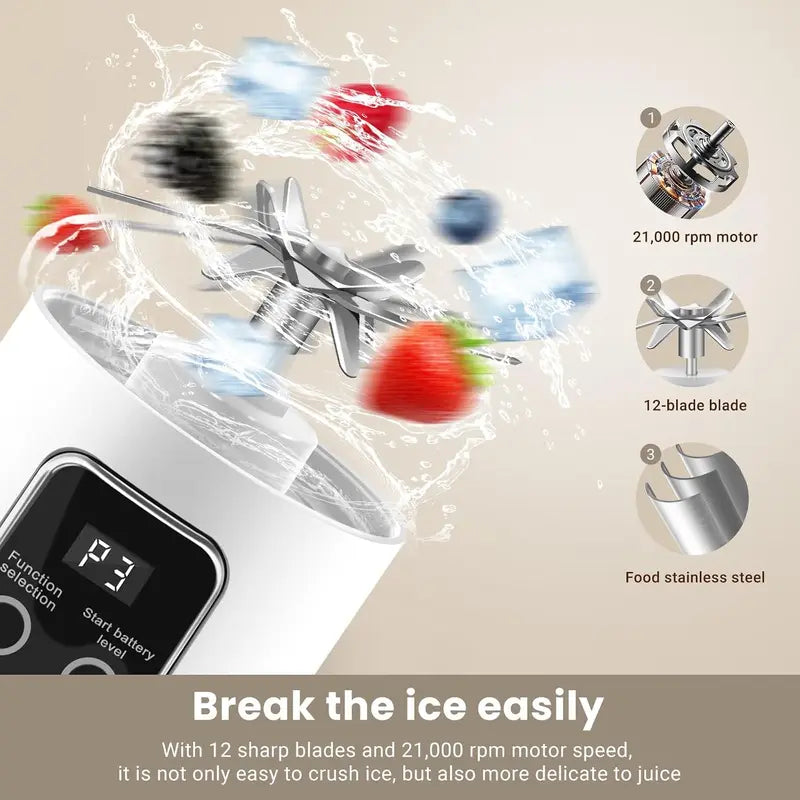 Portable USB rechargeable blender - view 6