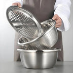 3-in-1 stainless steel strainer set - view 5