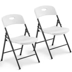 Heavy-duty plastic folding chair
