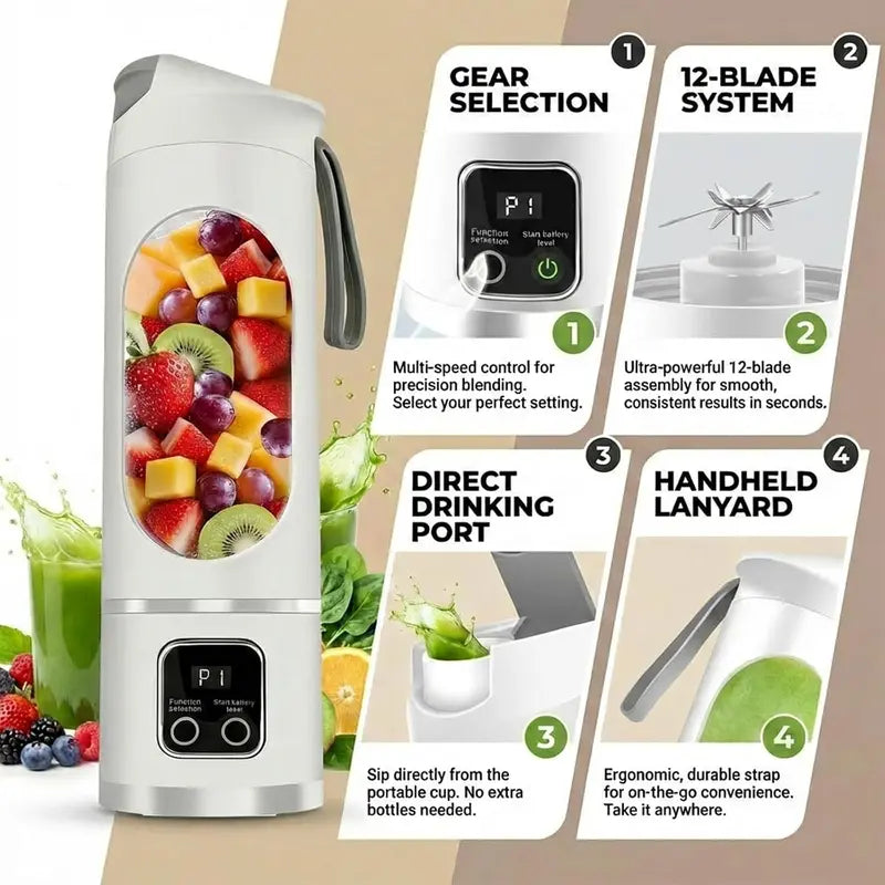 Portable USB rechargeable blender - view 7