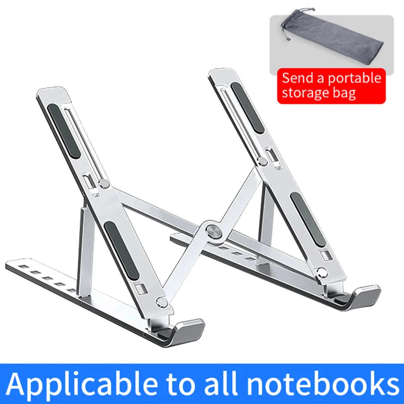 Foldable aluminum laptop stand - view 2