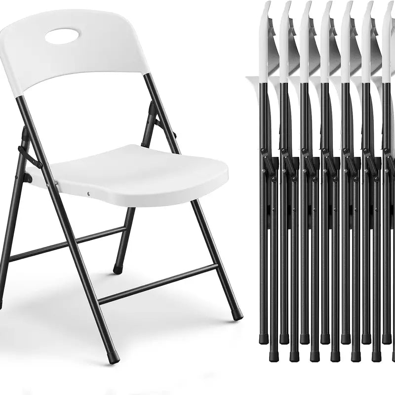 Heavy-duty plastic folding chair - view 2