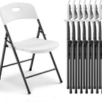 Heavy-duty plastic folding chair - view 2