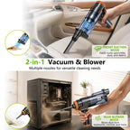 Cordless handheld vacuum and air duster - view 2