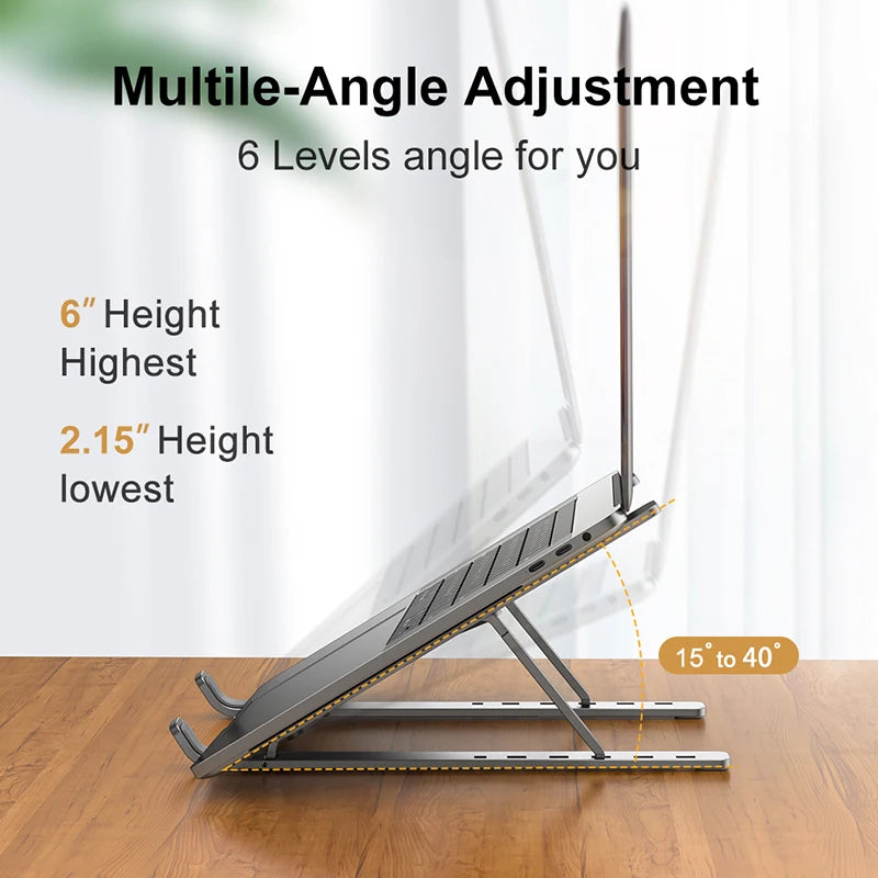 Foldable aluminum laptop stand - view 4