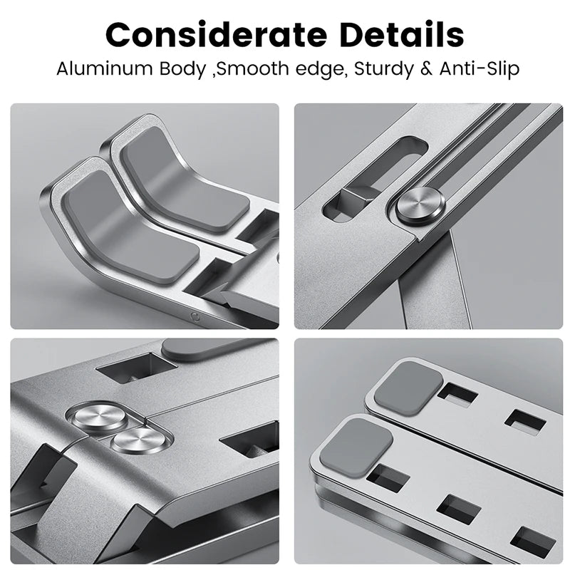 Foldable aluminum laptop stand - view 5