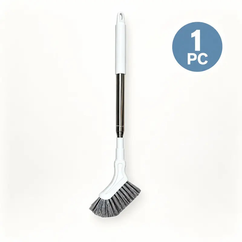 Telescopic crevice cleaning brush