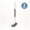 Telescopic crevice cleaning brush