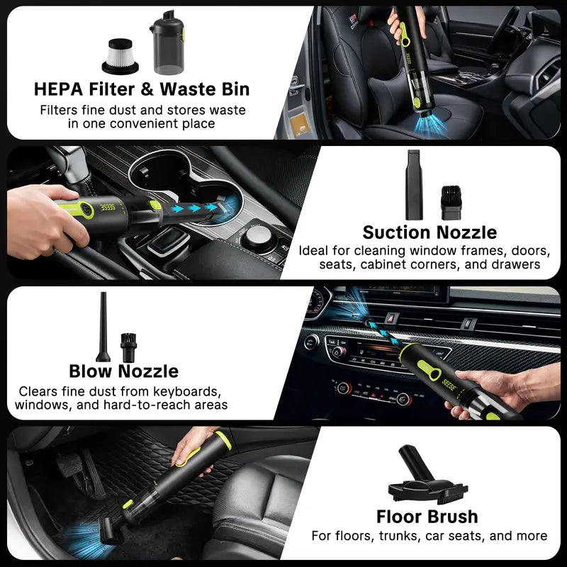 Portable cordless car vacuum - view 6