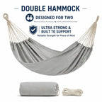Extra-large double canvas hammock - view 3