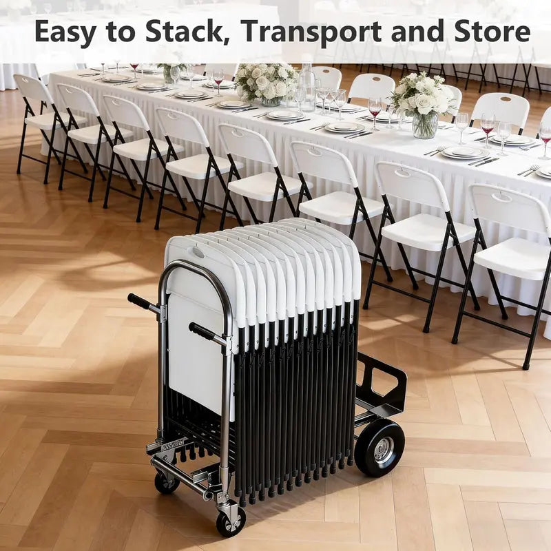 Heavy-duty plastic folding chair - view 6