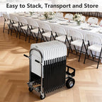 Heavy-duty plastic folding chair - view 6
