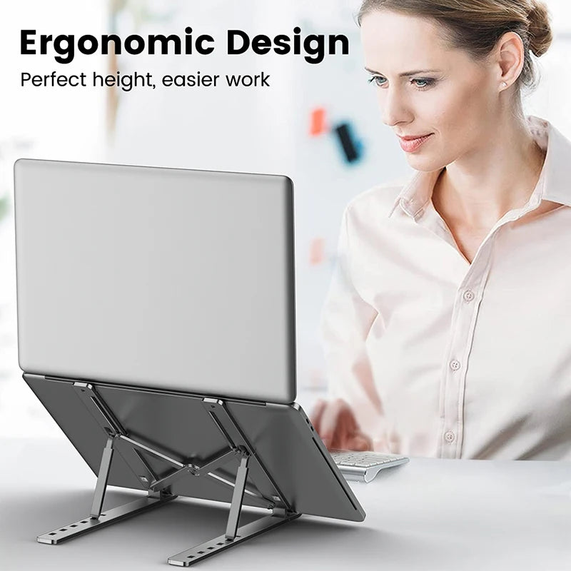 Foldable aluminum laptop stand - view 3