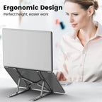 Foldable aluminum laptop stand - view 3