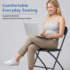Folding chair with metal frame - view 7