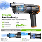 Cordless handheld vacuum and air duster - view 3