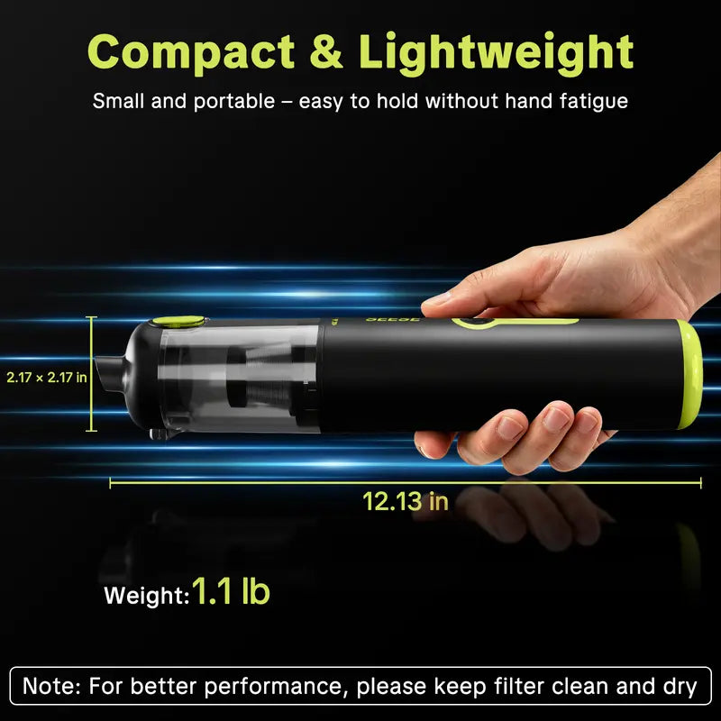 Portable cordless car vacuum - view 5