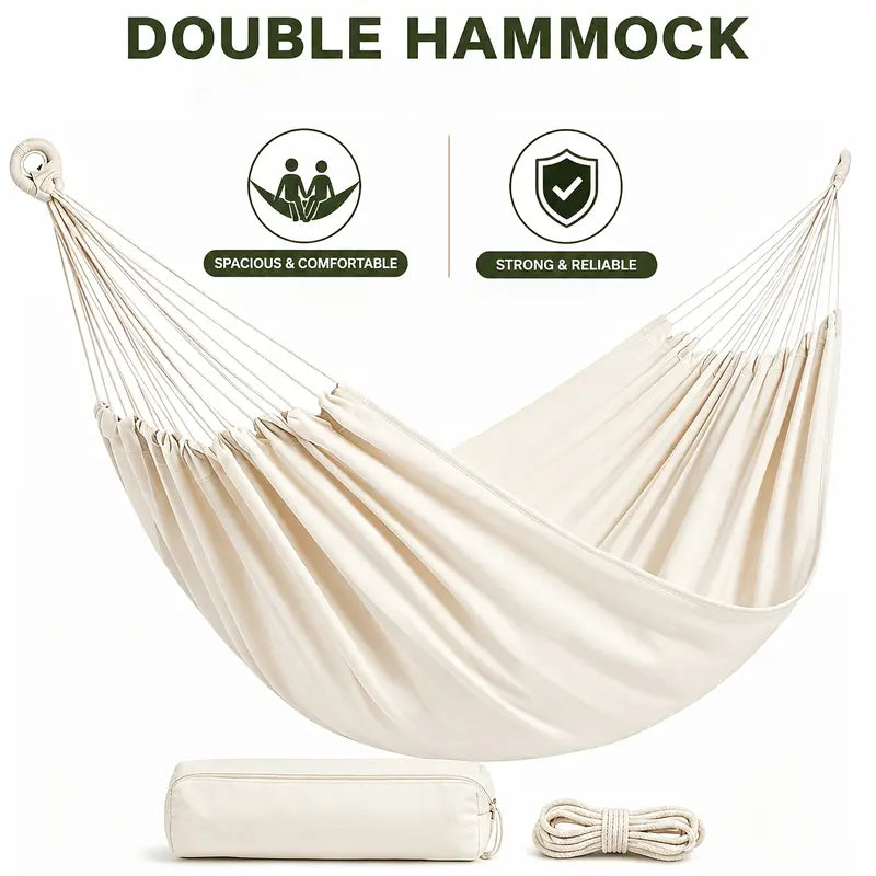 Extra-large double canvas hammock - view 7
