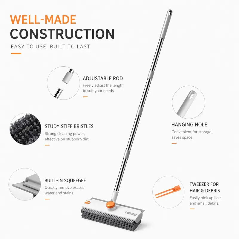 3-in-1 floor scrub brush - view 2