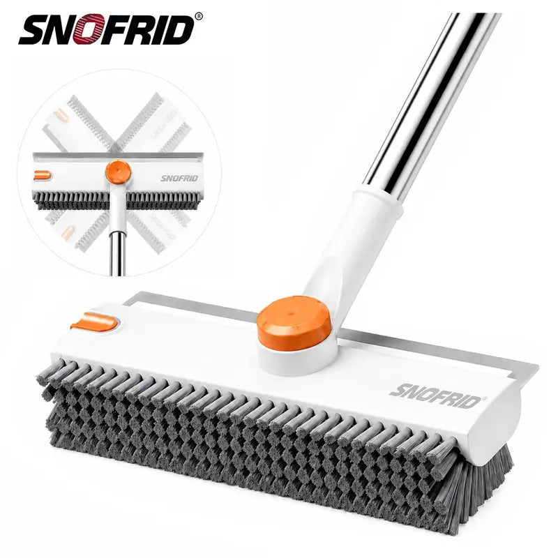 3-in-1 floor scrub brush