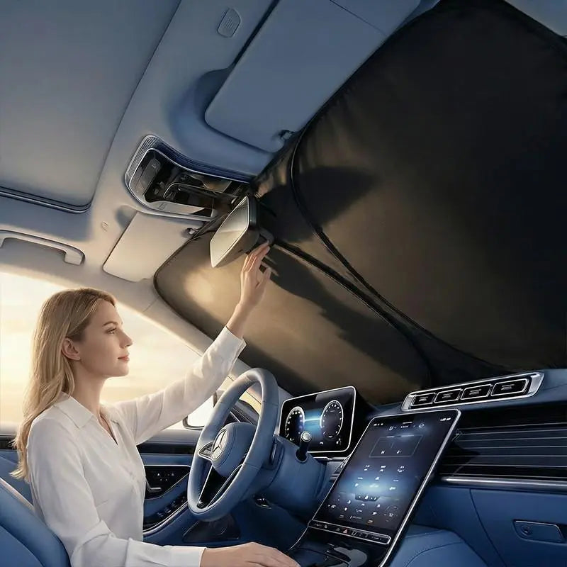 Car windshield sun shade