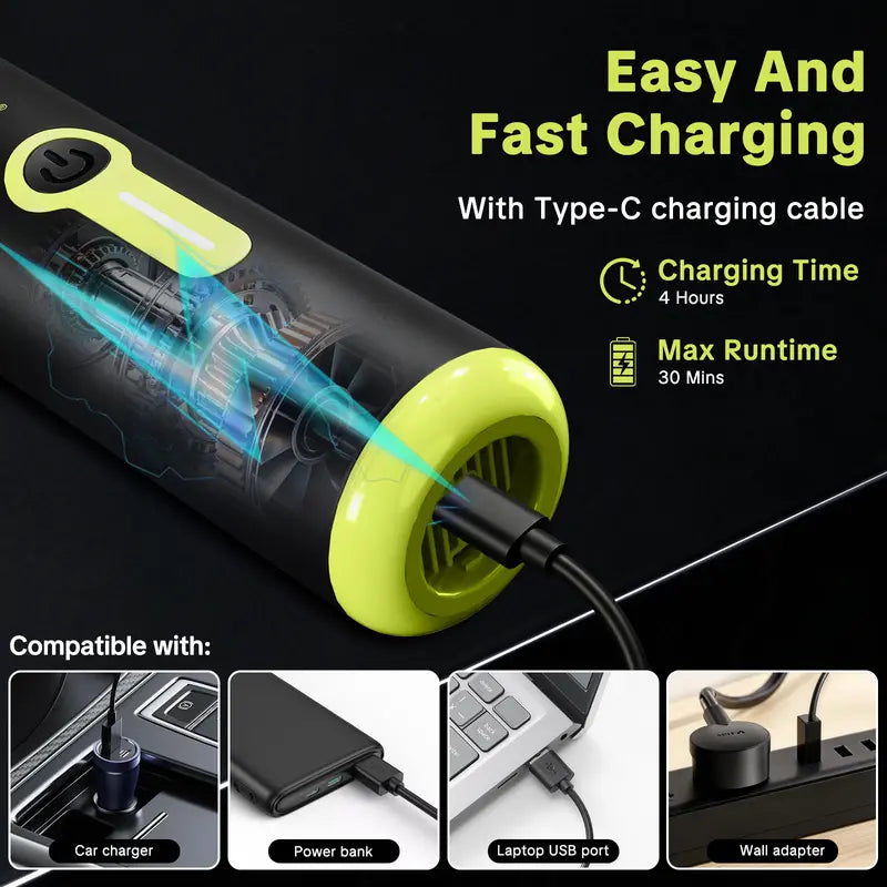 Portable cordless car vacuum - view 4