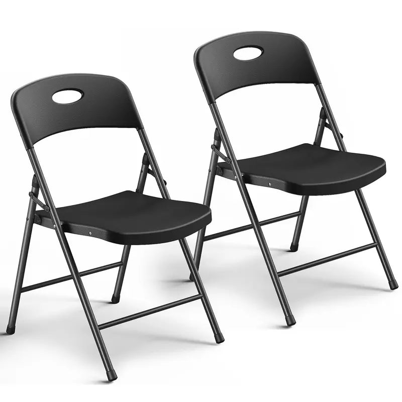 Heavy-Duty Plastic Foldable Chair,Heavy Duty Chairs,Ergonomic Back,Outdoor White Folding Chairs,Plastic Folding Chairs & Outdoor, Wedding, Party,Meeting Room, Patio and Garden, White,Dormessentials,Home Decor